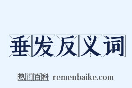 垂发反义词是什么意思的图片